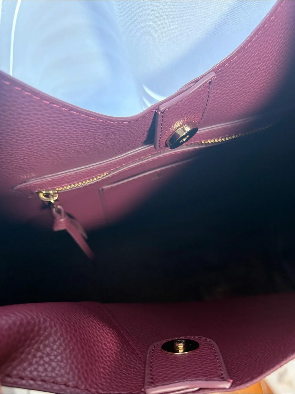 NWT BANANA REPUBLIC Vegan  Suede Hobo Bag in Dark Wine